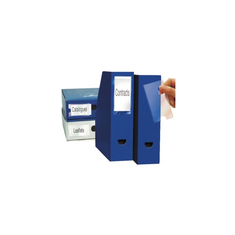 Achetez Blister de 6 porte-étiquettes adhésives en polypropylène format 55x150 mm 10340 3L pas ch.. Achetez Blister de 6 porte-étiquettes adhésives en polypropylène format 55x150 mm 10340 3L pas ch..