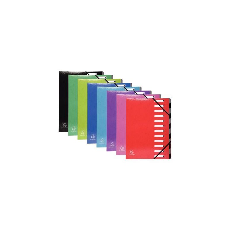 Achetez Trieur en carte pelliculée IDERAMA dos extensible 12 compartiments, coloris assortis 53929E.. Achetez Trieur en carte pelliculée IDERAMA dos extensible 12 compartiments, coloris assortis 53929E..