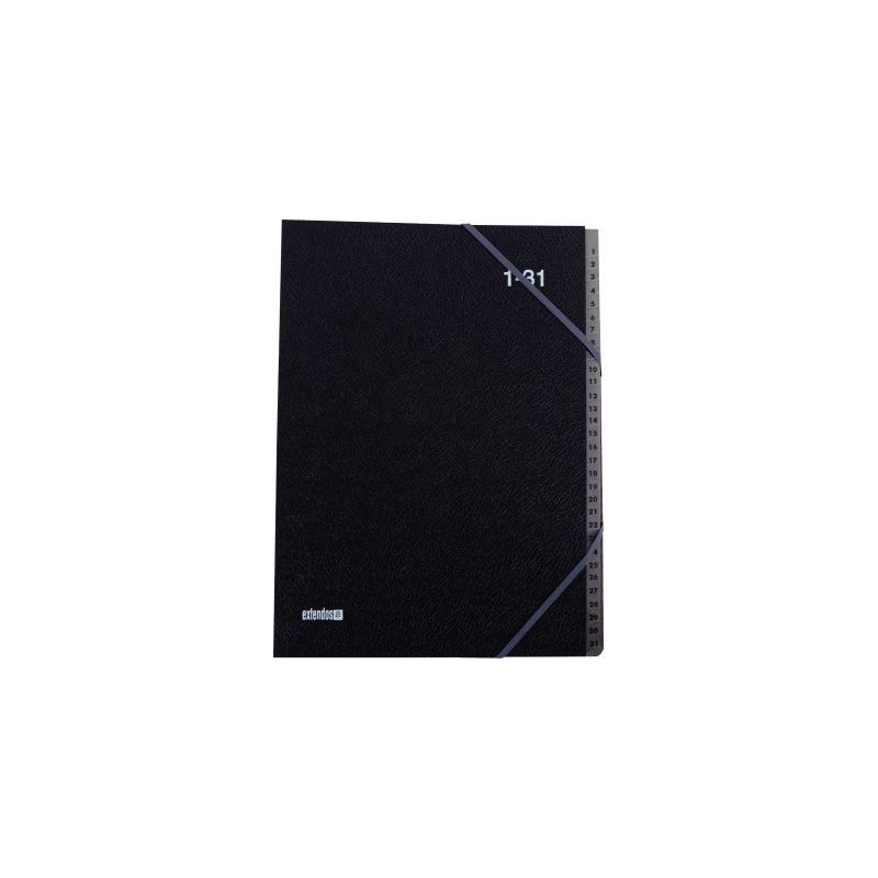 Achetez Trieur couverture noire grainée 31 compartiments numériques 763.31 EL02 EXTENDOS pas cher .. Achetez Trieur couverture noire grainée 31 compartiments numériques 763.31 EL02 EXTENDOS pas cher ..