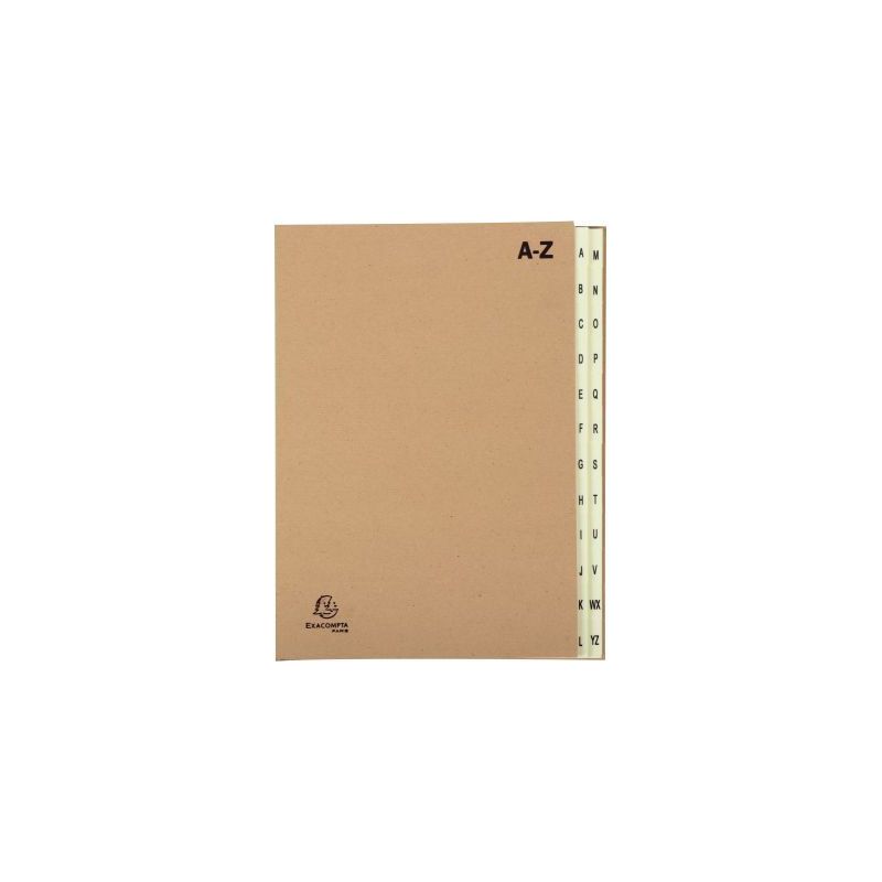 Achetez Trieur alphabétique en kraft recyclé, 24 compartiments 22229E FOREVER EXACOMPTA pas cher s..