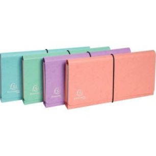 Achetez Trieur à soufflet format chèque AQUAREL en carte lustrée, 6 compartiments, coloris assort..