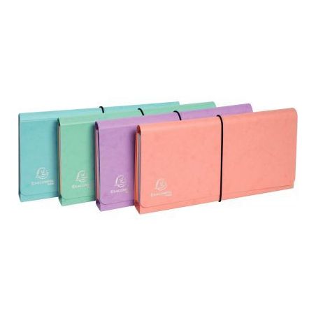 Achetez Trieur à soufflet format chèque AQUAREL en carte lustrée, 6 compartiments, coloris assort..