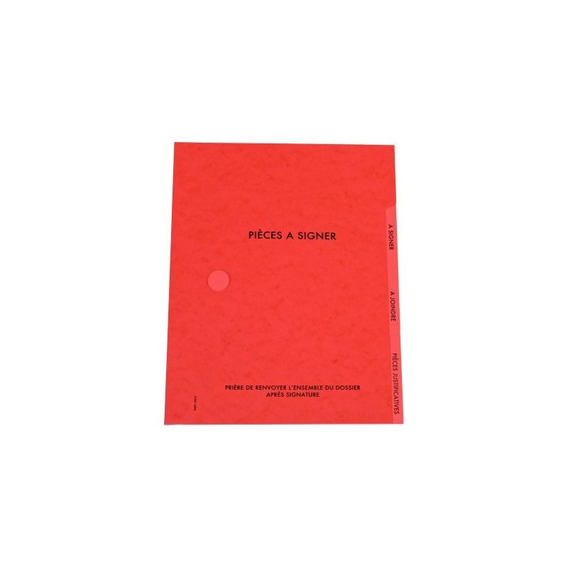 Achetez Parapheur 3 compartiments, rouge 350.5 ROUGE EXTENDOS pas cher sur Ma Rentrée Scolaire