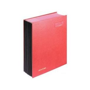 Achetez EMEY Parapheur Double Clip 20 compartiments Bordeaux, couverture plastifiée, double clip de..