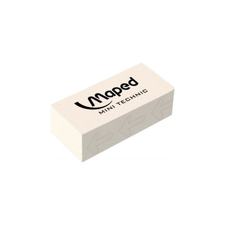 Boite de 36 gommes plastique pour crayon 011300 MAPED