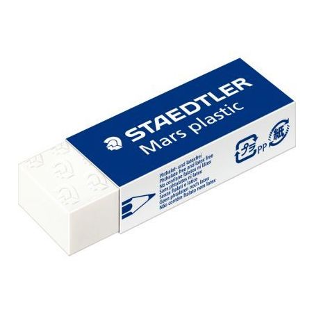 Achetez STAEDTLER Gomme plastique pour le dessin et l'écriture MARS PLASTIC pas cher sur Ma Rentré..