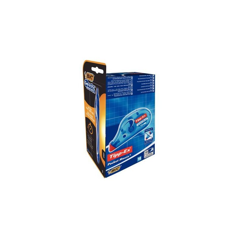 Achetez Boîte de 10 correcteurs Pocket Mouse + 1 gelocity quick dry offert 989680 TIPP-EX BIC pas c.. Achetez Boîte de 10 correcteurs Pocket Mouse + 1 gelocity quick dry offert 989680 TIPP-EX BIC pas c..