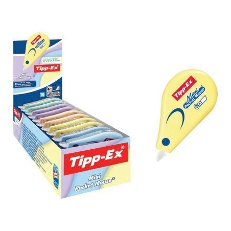 Achetez Boîte de 10 correcteurs mini mouse pastel assortis 302676 TIPP-EX BIC pas cher sur Ma Rentr..