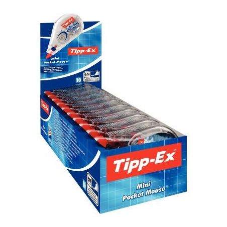 Achetez Boîte de 10 correcteurs Mini Pocket Mouse 8221351 TIPP-EX BIC pas cher sur Ma Rentrée Scol..