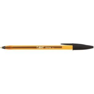 Boîte de 50 stylos bille Cristal pointe fine noirs 12609X50 CRISTAL BIC