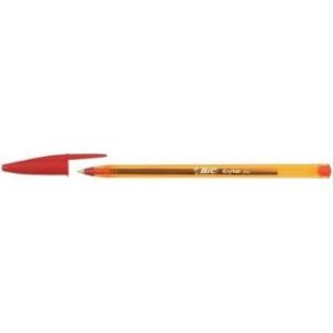Achetez BIC Cristal Original Stylos-Bille Pointe Fine (0,8 mm) - Rouge pas cher sur Ma Rentrée Scol..