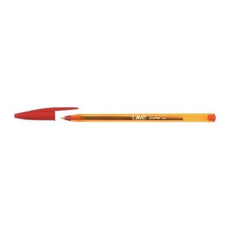 Achetez BIC Cristal Original Stylos-Bille Pointe Fine (0,8 mm) - Rouge pas cher sur Ma Rentrée Scol..