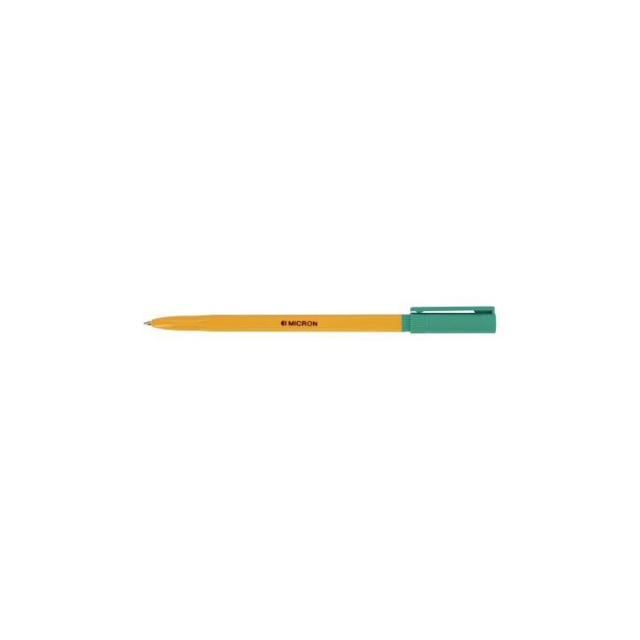 Boîte de 50 stylos bille Micron pointe fine vert 700104