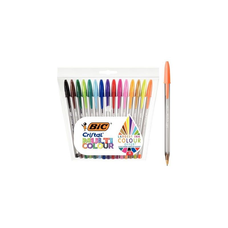 Achetez Etui de 15 stylos Bic cristal multicolour 964899 BIC pas cher sur Ma Rentrée Scolaire Achetez Etui de 15 stylos Bic cristal multicolour 964899 BIC pas cher sur Ma Rentrée Scolaire