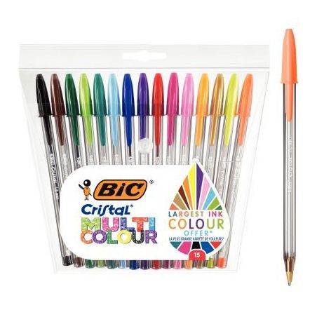 Achetez Etui de 15 stylos Bic cristal multicolour 964899 BIC pas cher sur Ma Rentrée Scolaire