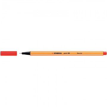 STABILO point 88 stylo-feutre pointe fine (0,4 mm) - Rouge
