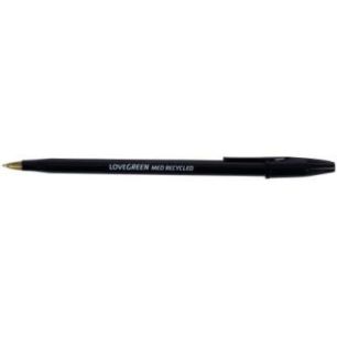 Achetez Stylo bille Lovegreen pointe moyenne noir LGBP-01 pas cher sur Ma Rentrée Scolaire