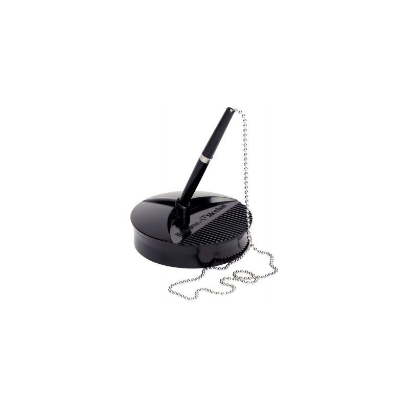 Achetez Stylo bille sur socle en ABS coloris Noir avec chaînette pas cher sur Ma Rentrée Scolaire Achetez Stylo bille sur socle en ABS coloris Noir avec chaînette pas cher sur Ma Rentrée Scolaire