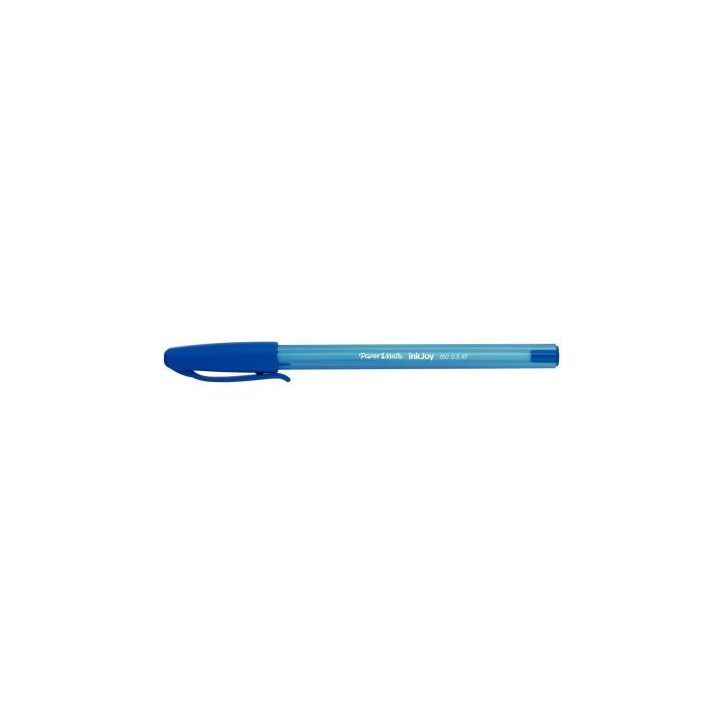 Boîte de 50 stylos Inkjoy 100 pointe fine bleu 27294X50 INKJOY PAPER MATE
