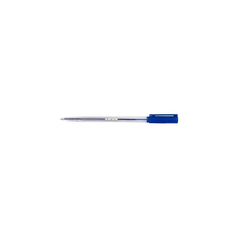 Achetez Stylo à  bille pointe moyenne capuchon bleu pas cher sur Ma Rentrée Scolaire