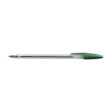 Achetez Boite de 50 stylos bic cristal pointe moyenne vert 875976 BIC pas cher sur Ma Rentrée Scola..