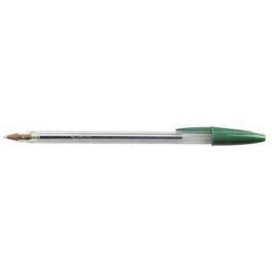 Achetez Boite de 50 stylos bic cristal pointe moyenne vert 875976 BIC pas cher sur Ma Rentrée Scola..