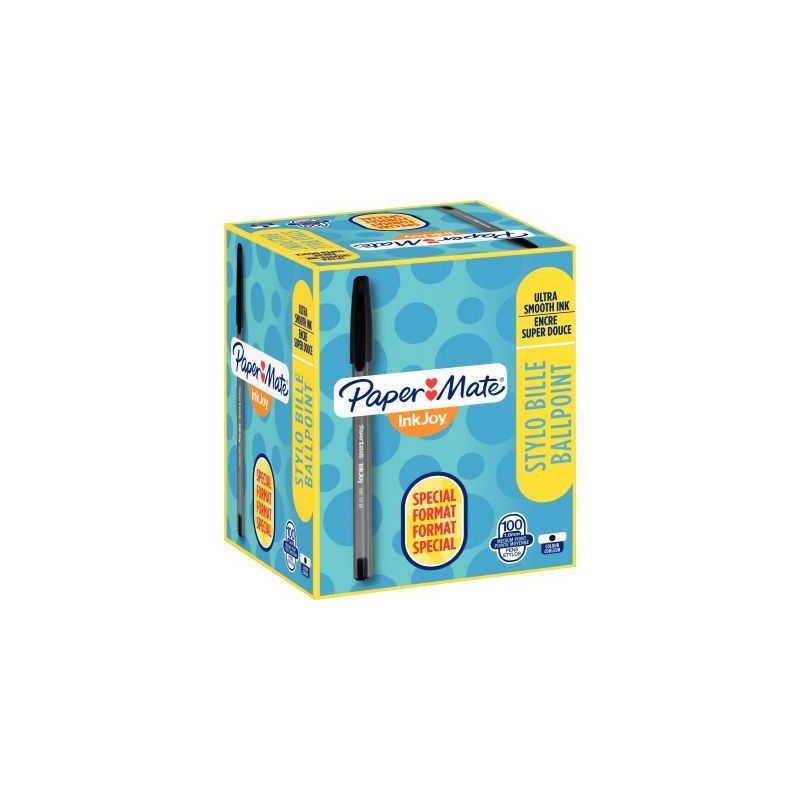 Achetez PAPERMATE Boîte 100 Stylos bille capuchon INKJOY moyen Noir S0977410 pas cher sur Ma Rentr .. Achetez PAPERMATE Boîte 100 Stylos bille capuchon INKJOY moyen Noir S0977410 pas cher sur Ma Rentr ..
