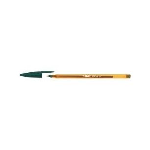 BIC Cristal Original Stylos-Bille Pointe Fine (0,8 mm) - Vert