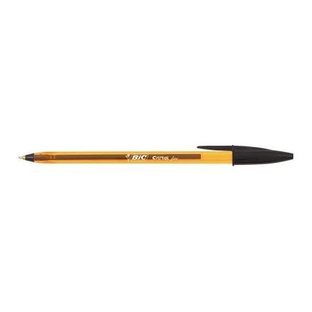 Achetez BIC Ecriture Cristal Original Stylos-Bille Pointe Fine (0,8 mm) - Encre De Couleur Noire pas..