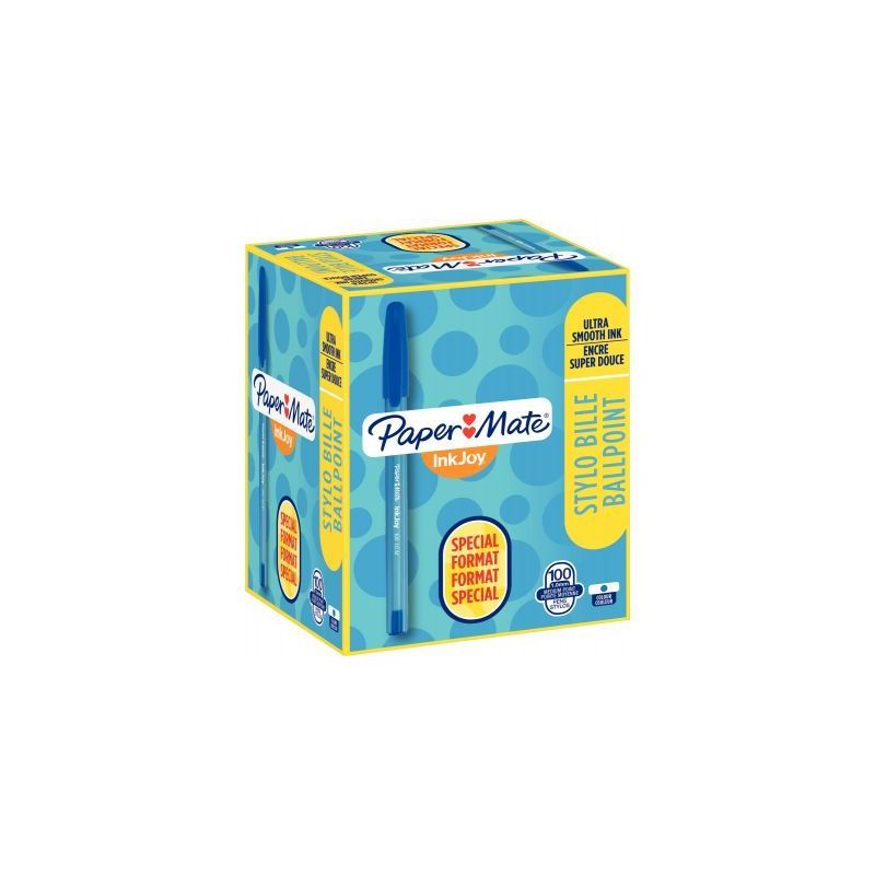 Achetez PAPERMATE Boîte 100 Stylos bille capuchon INKJOY moyen Bleu S0977420 pas cher sur Ma Rentr .. Achetez PAPERMATE Boîte 100 Stylos bille capuchon INKJOY moyen Bleu S0977420 pas cher sur Ma Rentr ..