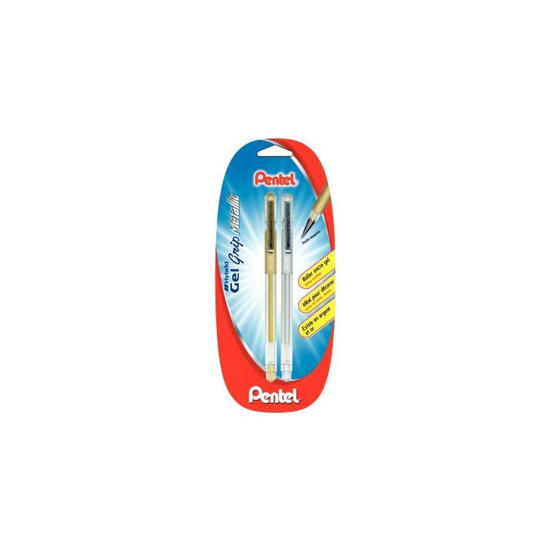 Achetez Blister de 2 rollers gel K118 or et argent 921 080 PENTEL pas cher sur Ma Rentrée Scolaire Achetez Blister de 2 rollers gel K118 or et argent 921 080 PENTEL pas cher sur Ma Rentrée Scolaire