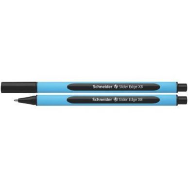 Achetez SCHNEIDER Stylo bille à  capuchon, pointe large, corps triangulaire caoutchouc, encre Noir..
