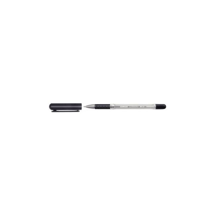 Boîte de 50 stylos bille softgrip pointe moyenne noirs 74690X50