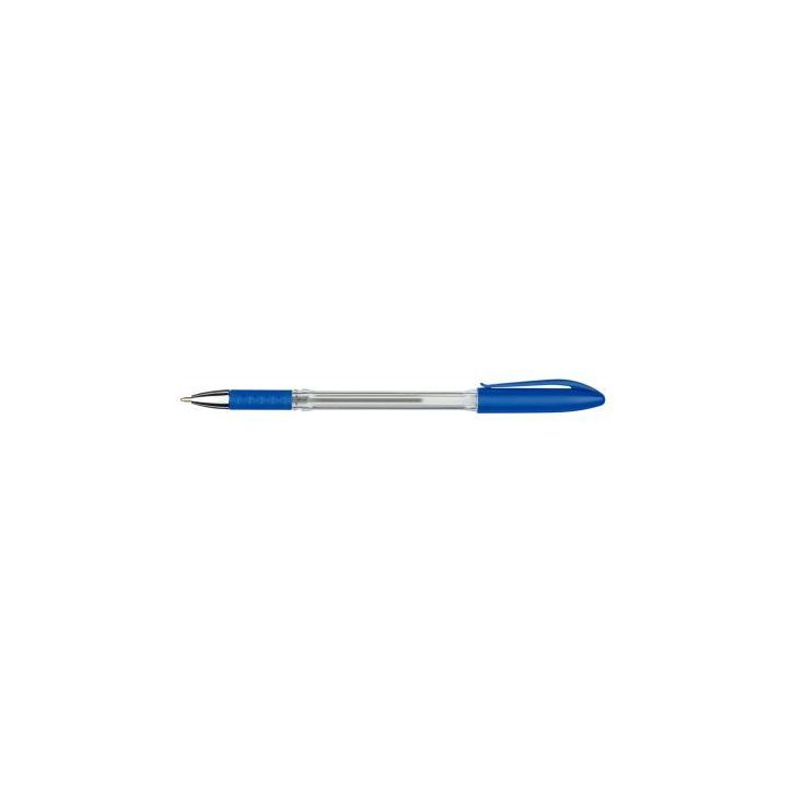 Boîte de 50 stylos bille softgrip pointe moyenne bleus 74689X50