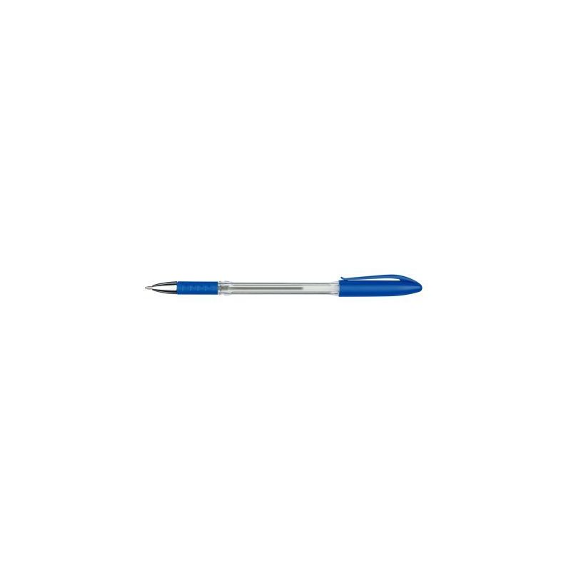 Achetez Stylo à  bille pointe moyenne avec grip Bleu pas cher sur Ma Rentrée Scolaire