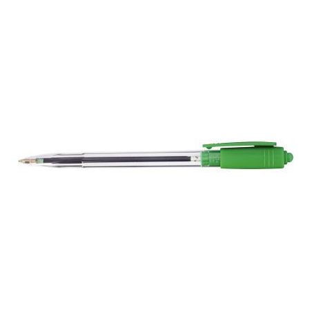 Achetez Stylo bille rétractable Wiz pointe moyenne 1mm vert 734004 WIZ pas cher sur Ma Rentrée Sco..
