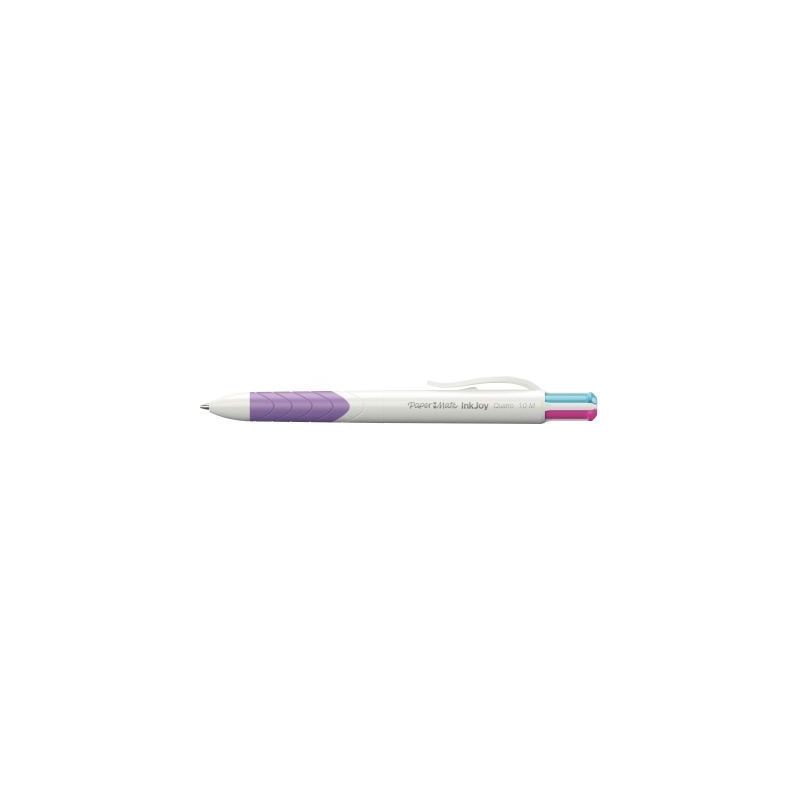 Achetez PAPERMATE Stylo bille rétractable 4 couleurs INKJOY QUATRO fun : turquoise, rose, violet, v.. Achetez PAPERMATE Stylo bille rétractable 4 couleurs INKJOY QUATRO fun : turquoise, rose, violet, v..