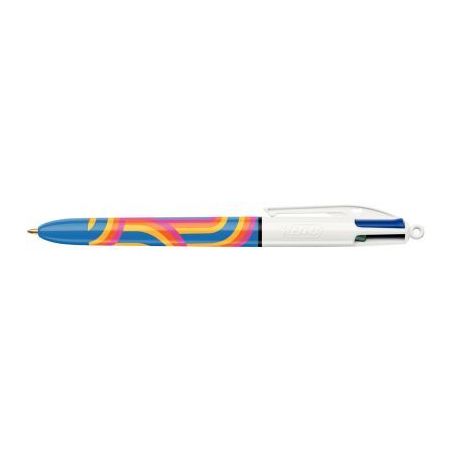 Achetez Stylo bille 4 couleurs Tie and Dye 518205 BIC pas cher sur Ma Rentrée Scolaire