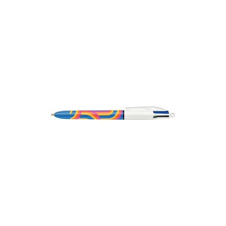Stylo bille 4 couleurs Tie and Dye 518205 BIC