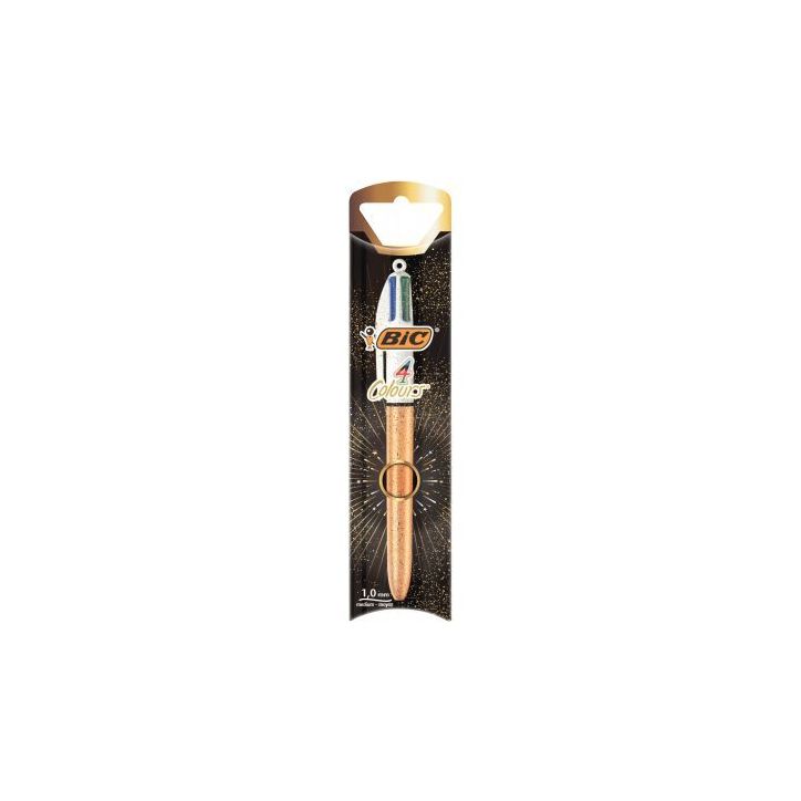 Blister de 1 stylo bille 4 Couleurs festif 992668 4 COULEURS BIC