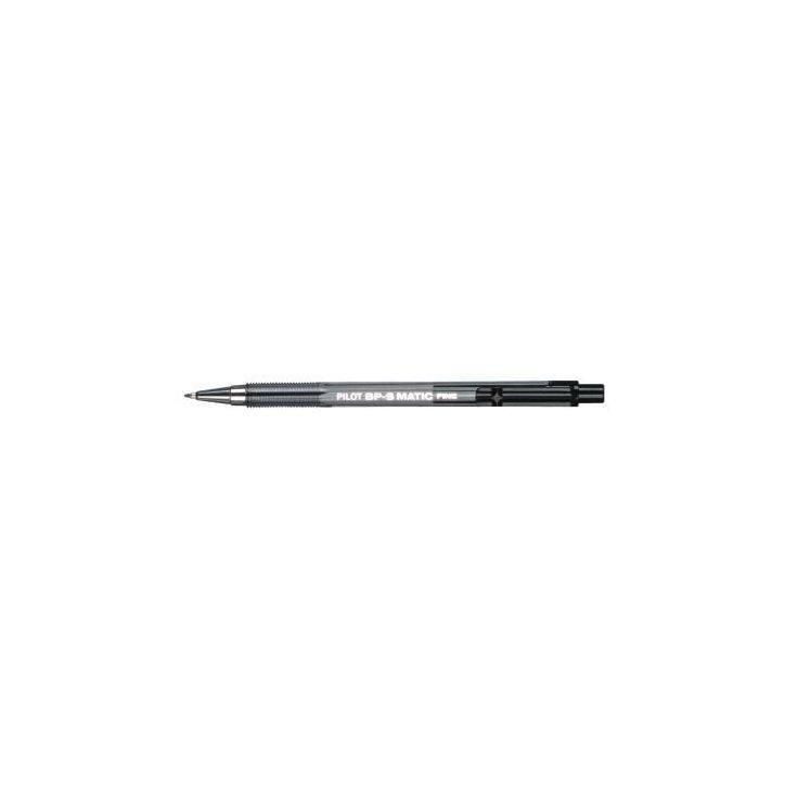 Stylo bille BPS Matic rétractable pointe fine noir 4902505156380 PILOT