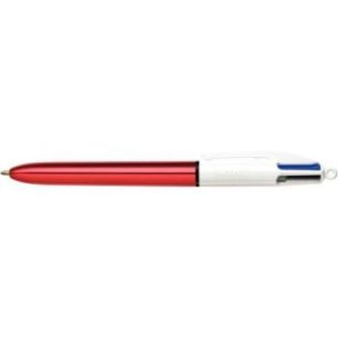 Achetez Stylo bille 4 couleurs shine rouge 982877 BIC pas cher sur Ma Rentrée Scolaire