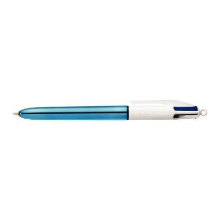 Achetez Stylo bille Bic 4 Colours Shine bleu métallisé 982874 BIC pas cher sur Ma Rentrée Scolair..