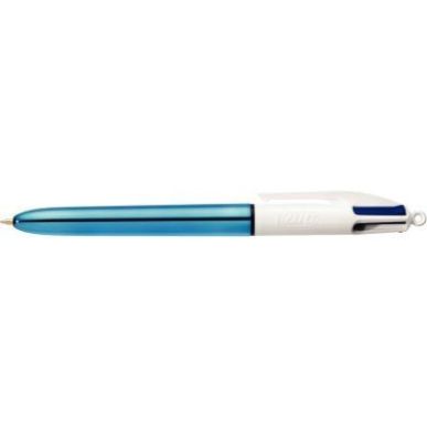 Achetez Stylo bille Bic 4 Colours Shine bleu métallisé 982874 BIC pas cher sur Ma Rentrée Scolair..