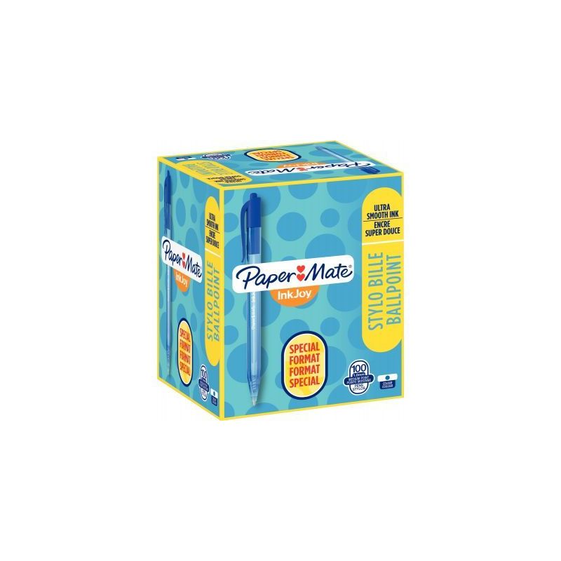 Achetez Boîte de 100 stylos inkjoy 100RT bleu dont 20 gratuits S0977440 INKJOY PAPER MATE pas cher .. Achetez Boîte de 100 stylos inkjoy 100RT bleu dont 20 gratuits S0977440 INKJOY PAPER MATE pas cher ..