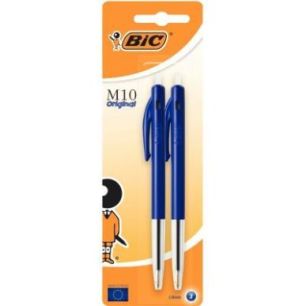 Blister de 2 stylos bille M10 bleus 802064 M10 BIC Blister de 2 stylos bille M10 bleus 802064 M10 BIC