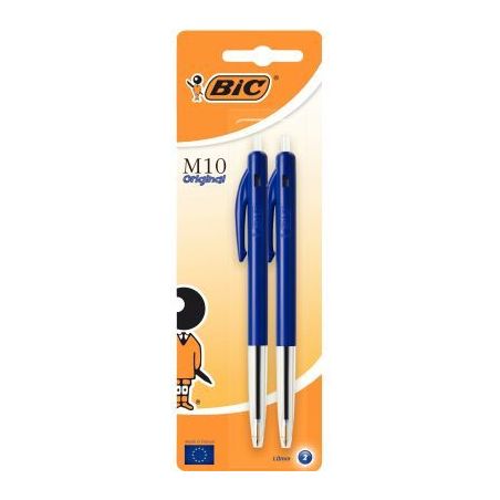 Achetez Blister de 2 stylos bille M10 bleus 802064 M10 BIC pas cher sur Ma Rentrée Scolaire