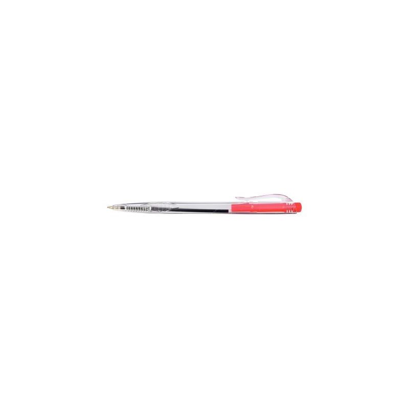 Achetez Stylo corps transparent rétractable rouge KB170400 RED pas cher sur Ma Rentrée Scolaire