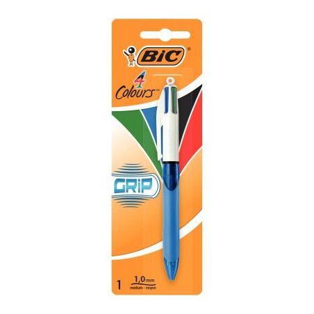 Achetez Blister de 1 stylo bille 4 Couleurs pointe moyenne grip 8871292 4 COULEURS BIC pas cher sur ..