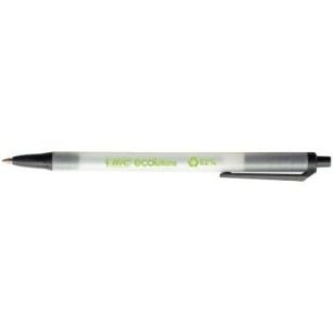 Achetez BIC Clic Stic ECOlutions Stylos-Bille Rétractables Pointe Moyenne (1,0 mm) - Noir pas cher ..